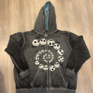 Disney Nightmare Before Christmas Full Zip Hoodie size XXL